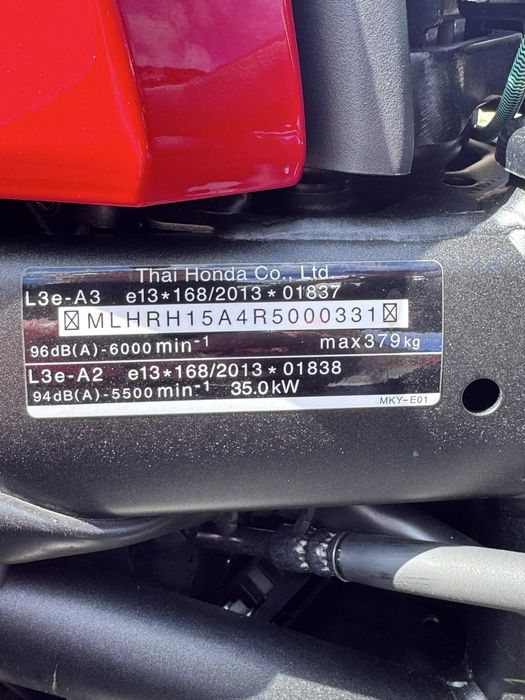 Honda cbr 650R 2024, 15K Km,  garantie  Honda.