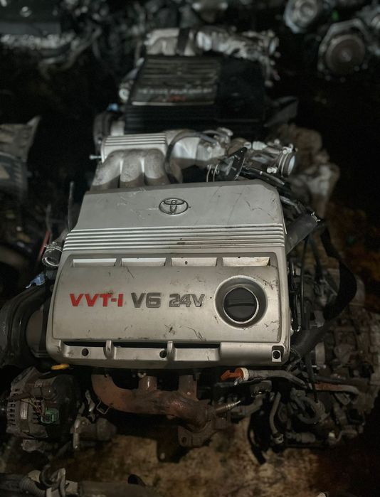 Двигатель в сборе с коробкой