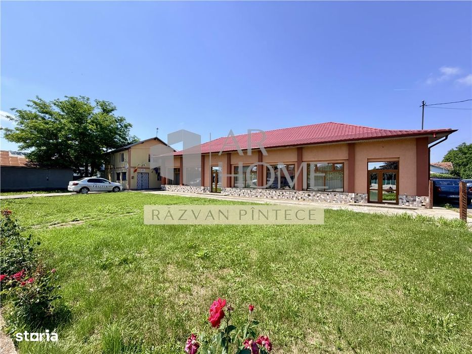 Spatiu comercial 267 mp, curte, centru Tomsani Prahova