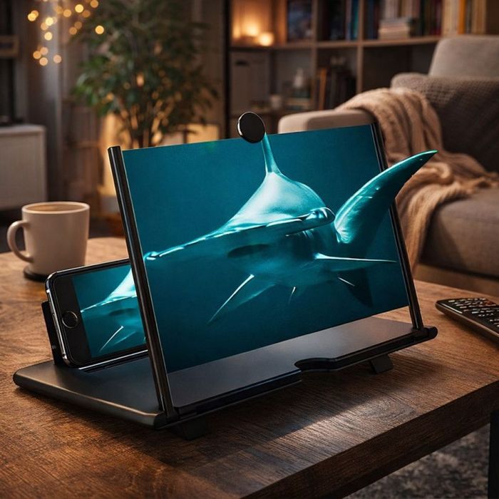 3D Увеличителен екран за смартфон с 5x мащабиране