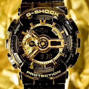 Нов часовник Casio G-Shock GA-110GB-1AER - гаранция