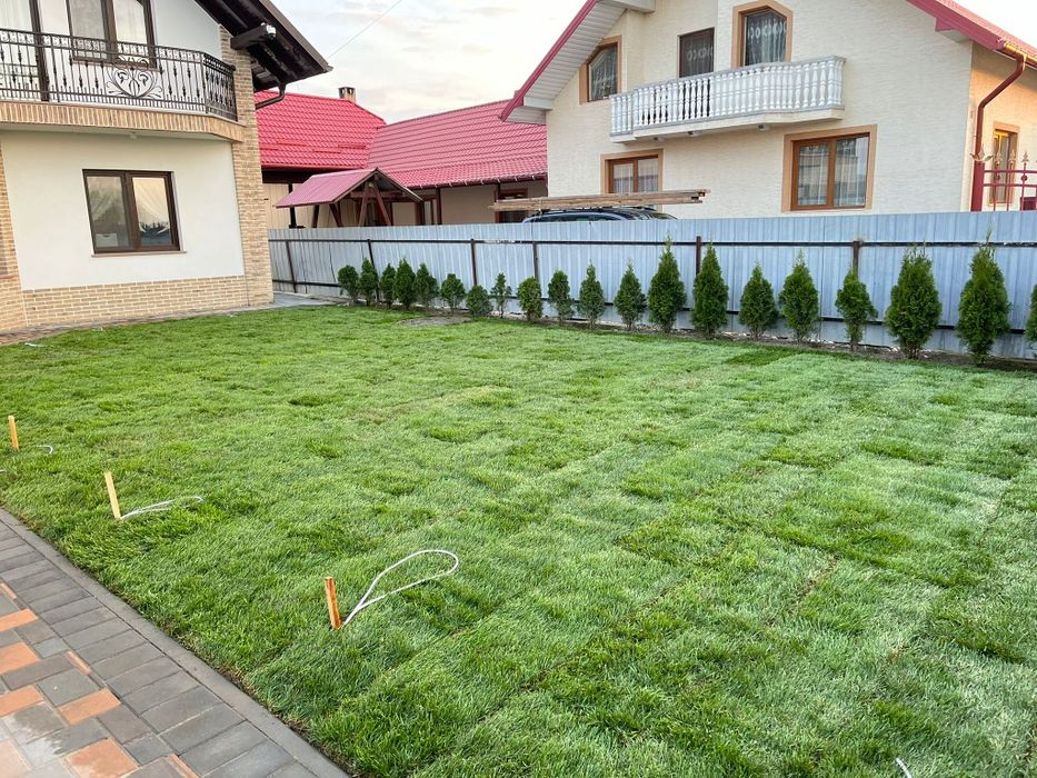 Gazon rulou natural sistem de irigații