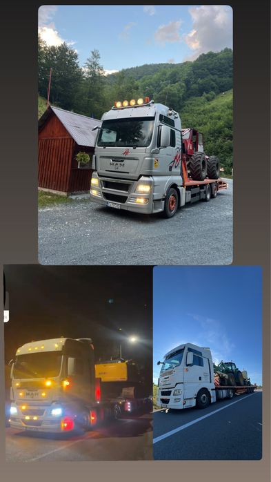 Transport/tractari utilaje/auto/cap tractoare