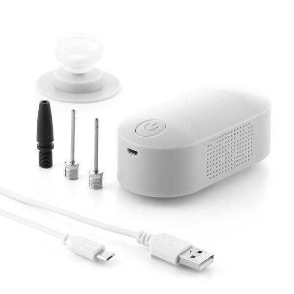 Mini pompa de aer electrica, cu 4 duze si functie de vacuum 500mAh