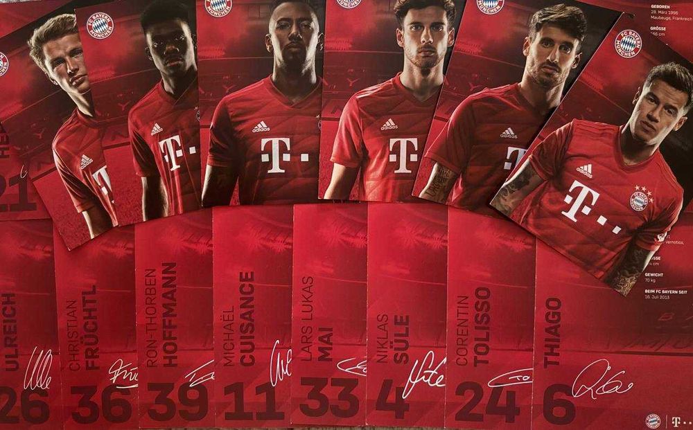 Байерн Мюнхен - сезон 2019/20 картички