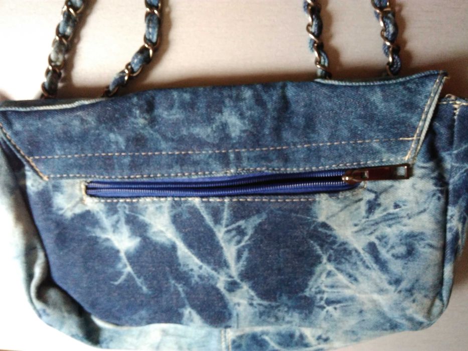 Чанта от дънков плат