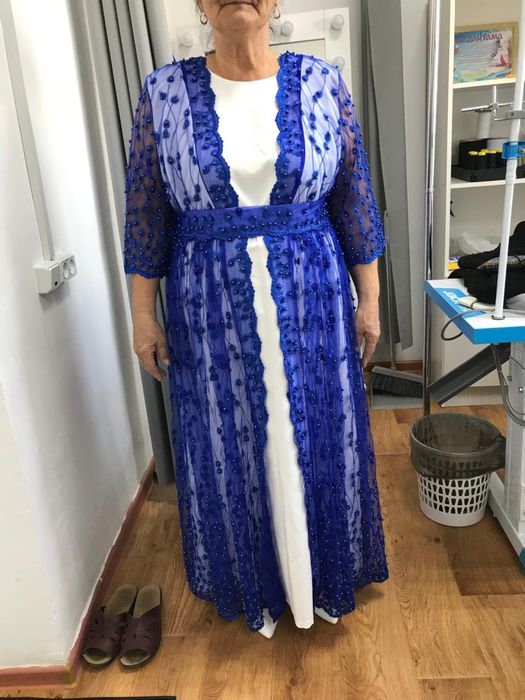 Платье двойка (абайка платье)