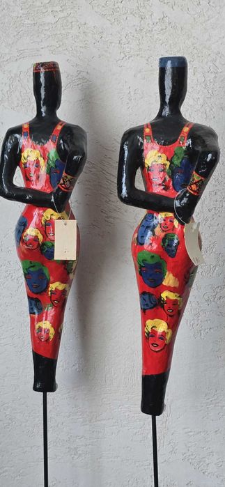 Арт дизайн, папие маше, ръчно изработени–76см