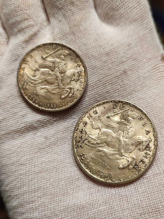 Лот 20, 50 и 100 франка Люксембург 1946 г. сребро