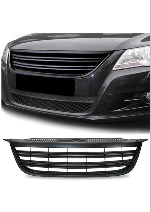 Vw Тигуан Спортна решетка радиаторна решетка без емблема Tiguan черна