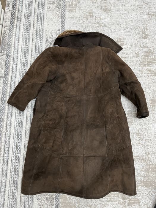 Женская зимняя дубленка размер М