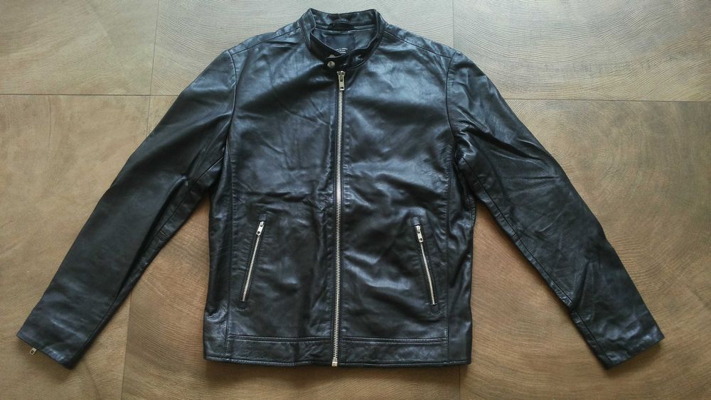 Jack & Jones JPRBEAM LEATHER Jacket Размер M яке естествена агнешка кожа 29-62