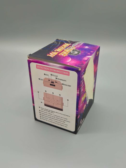 Мини караоке комплект – колонка с LED светлини + 2 безжични микрофона