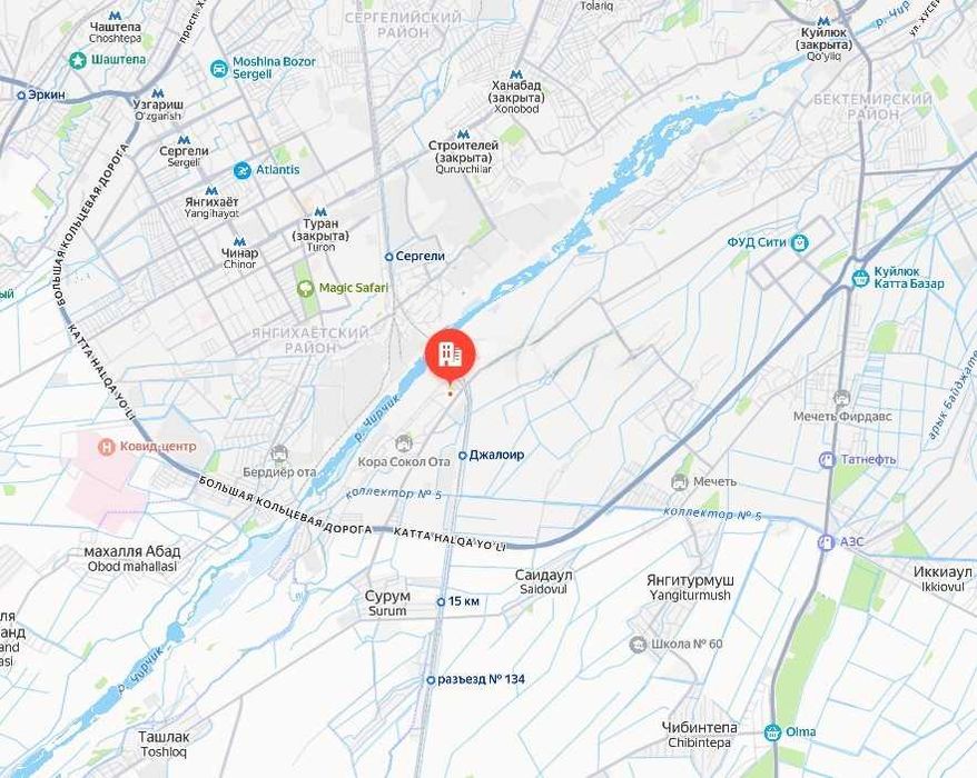 Yu Дом 2 комнаты 4,8 соток под застройку Янгихаёт, Бинокор, Ипотека