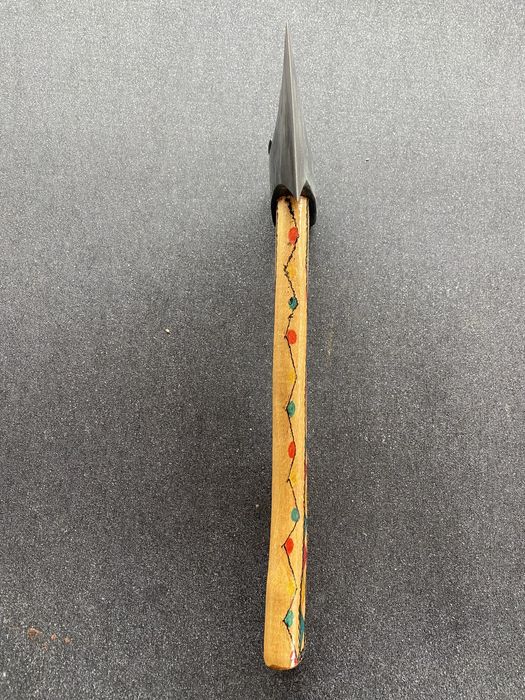 Toporas - Topor manual forjat manual  oțel  foaie de arc