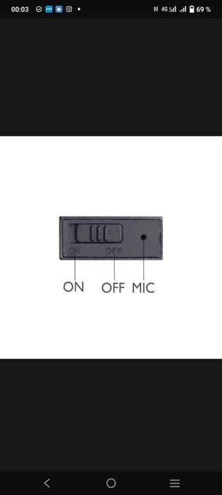 Мини диктофон.  10 соатгача овоз ёзади. Биринчи қўлмиз. 8 гб