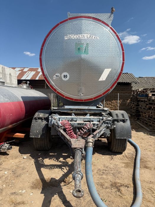 Cisterna/remorca inox izolata pentru transport UAN/apa in agricultura