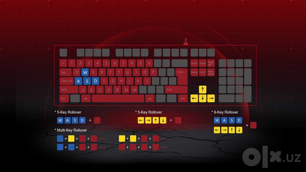 Продается игровой уомплект KB+Mouse+Pad Bloody B1700 (Black)+-