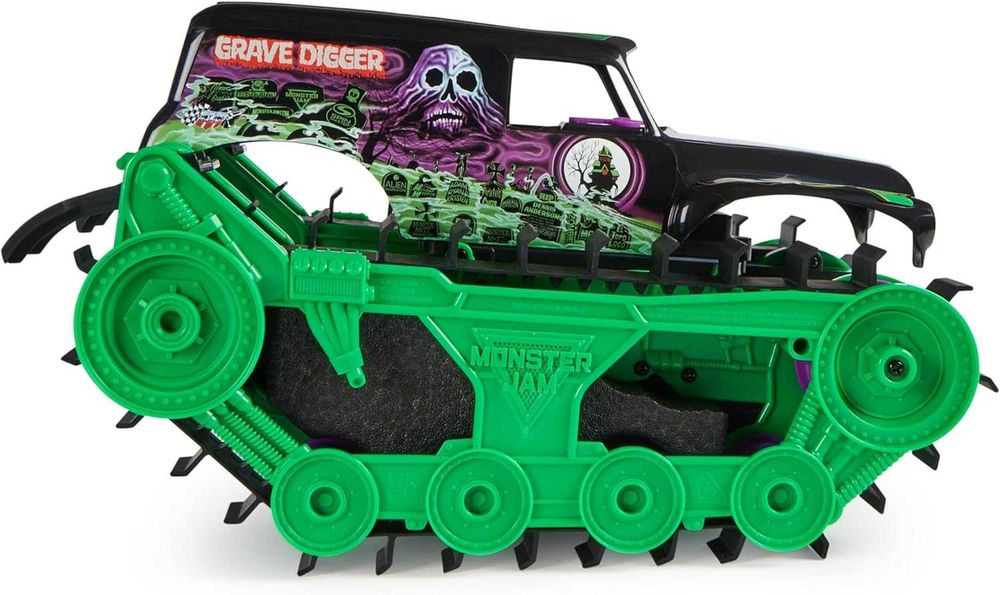 Кола Monster Jam RC с дистанционно за всякакви терени вода 1:15 Голяма