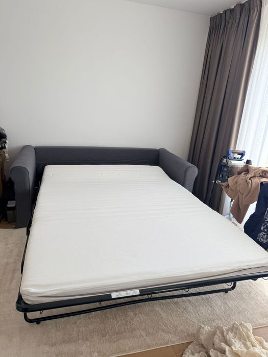 VIMLE IKEA Canapea extensibilă 2 locuri, Gunnared gri mediu
Canape