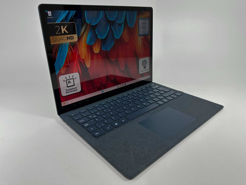 Laptop Microsoft Surface 2 Intel i7-7660u 16 gb ram 512 gb ssd 13.5 inch 2K Touchscreen Ultraslim Carcasa metalica Windows 11 Factura si Garantie 1 an