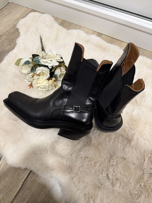 Боти естествена кожа Zara