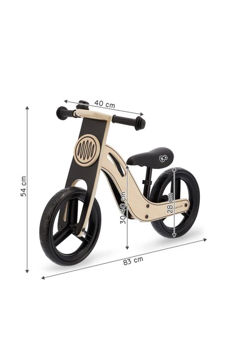 Bicicleta din lemn fara pedale Kinderkraft