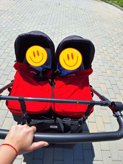 Количка за близнаци Baby monsters Easy twin