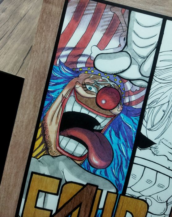 One piece art on A3 paper