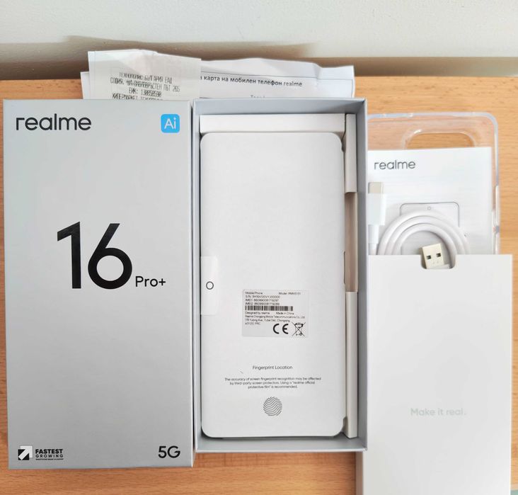 Нов Realme 16 Pro Plus 5G 12/512GB с Гаранция