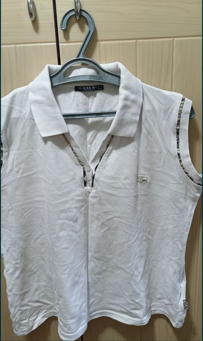 Женская одежда футболка поло бренд Burberry оригинал Burberry