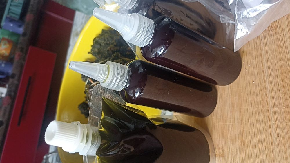 Масло репейное (домашнее)