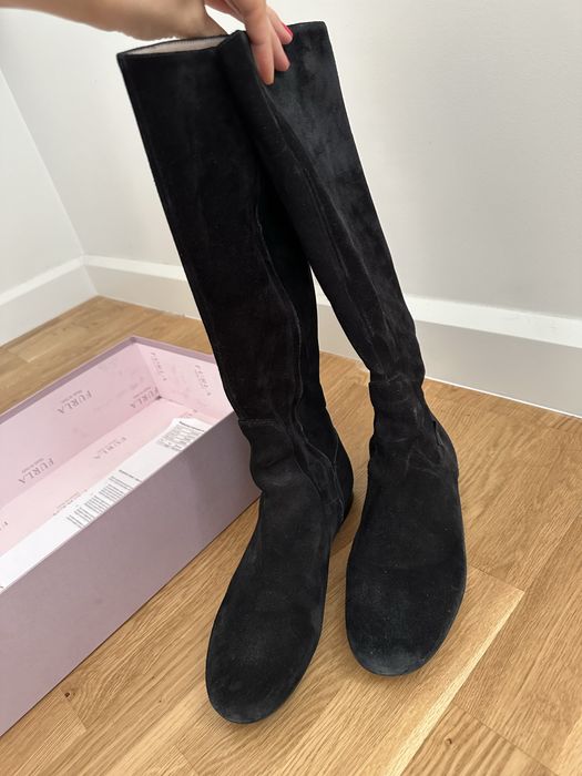 Furla велурени ботуши