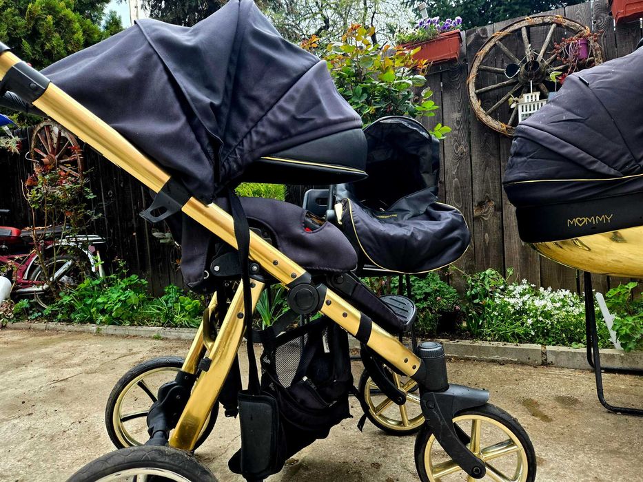 3в1 Количка Baby Active Glossy Gold