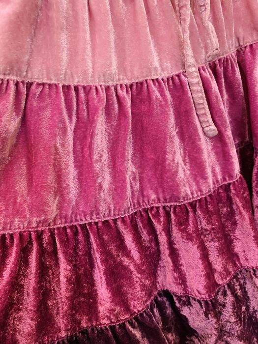Бархатная юбка для девочки