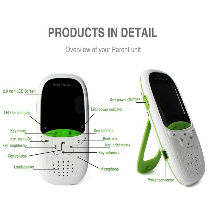 Нов от вносител БЕБЕФОН VB602 с цветен екран 2", двупосочно аудио 2026