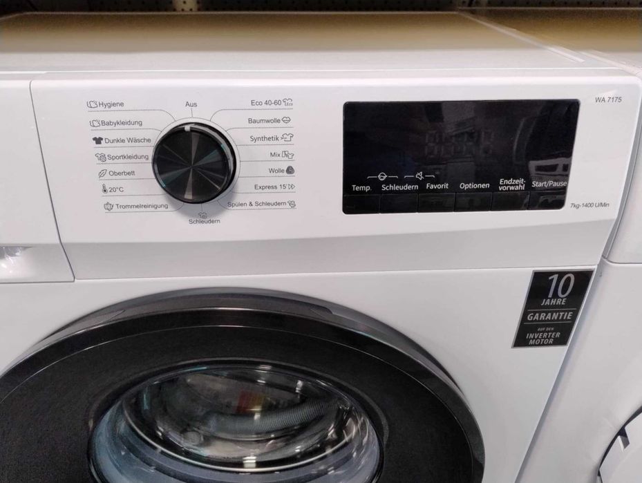 А+ Пералня машина Bomann 7 кг 1400 об/мин WA7174 Еxpress 15®