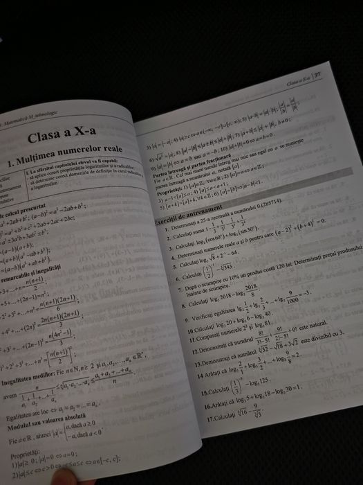 Manuale și culegeri de matematică clasele VIII-XII