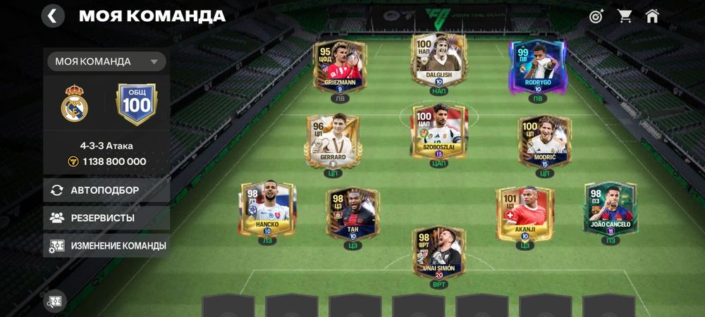 Фифа акк сатылады обш 100