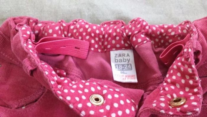 Veluri ZARA roz pentru 18-24 luni -Ca noi