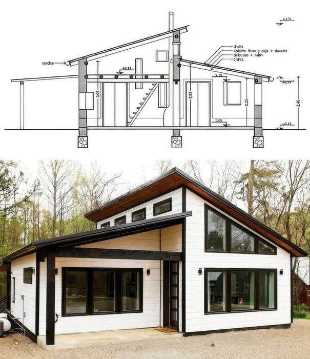 Vand case modulare 6.5 x 9 m din panouri sandwich