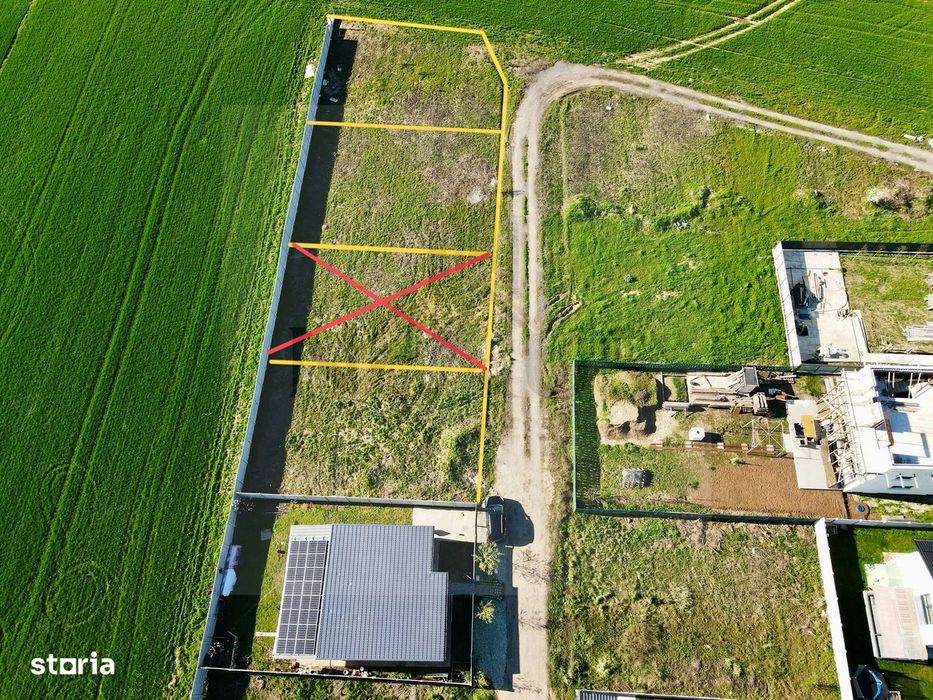 Terenuri 330–404 mp în Berceni (Vidra) – între case, acces rapid