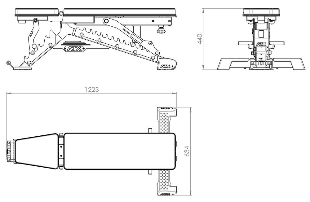 Професионална Регулируема Пейка / Warrior Bench 2.0 /  Лежанка