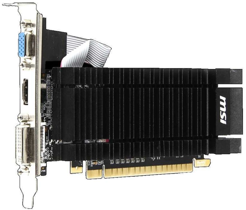 Видео карта GPU MSI GeForce GT 610 1GB DDR3 64-bit VGA, DVI и HDMI