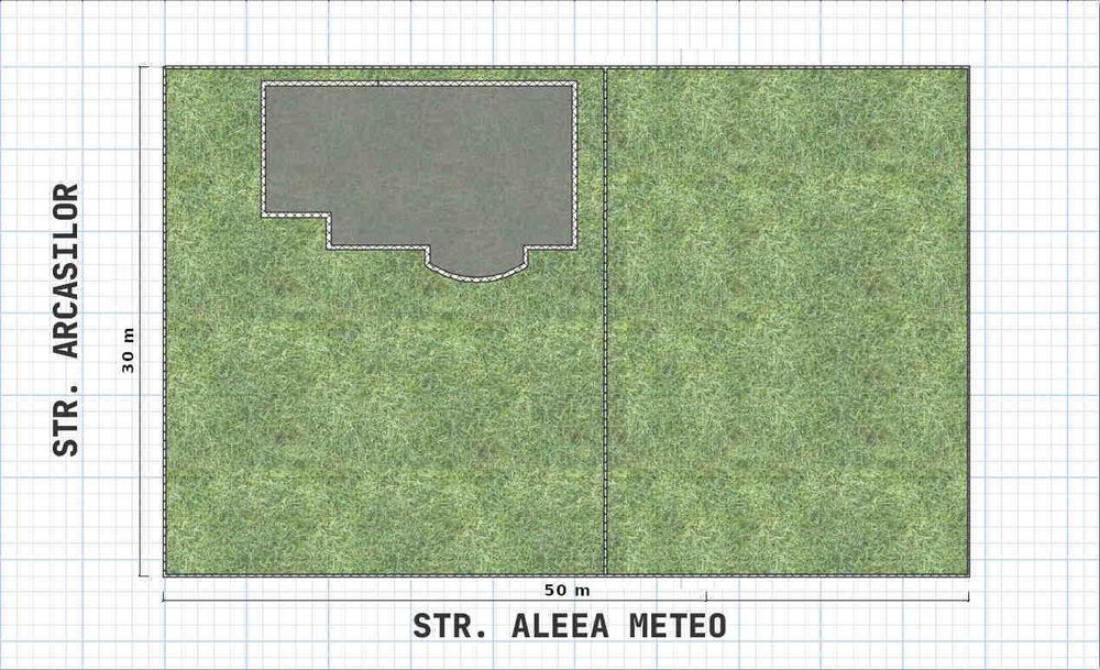 Casa + Teren (cu suprafata la alegere, intre 800 - 1500 mp), str. Arcasilor, Galati
