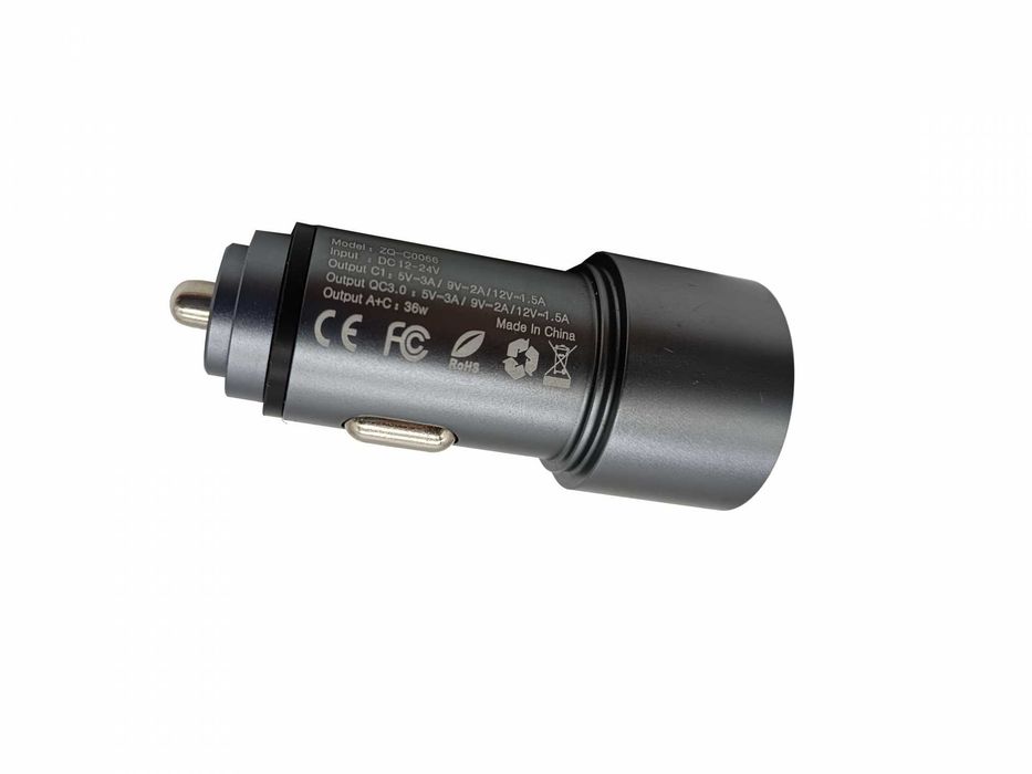 Универсално USB Зарядно с Метален Корпус 12-24V, 2x18W или до 63w
