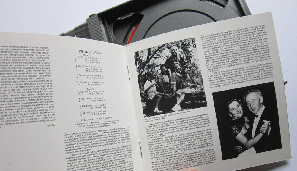 cadou rar cd Rubinstein Chopin Collection The Nocturnes, Japonia 1984