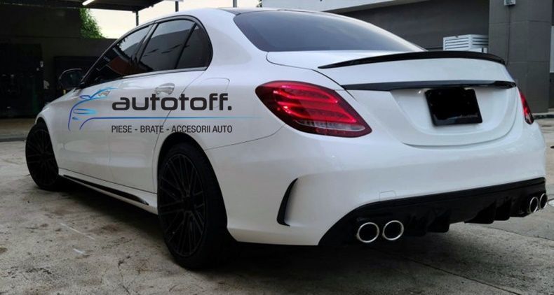 Difuzor bara spate compatibil Mercedes W205 A205 C-Class (14-20) model C43 AMG