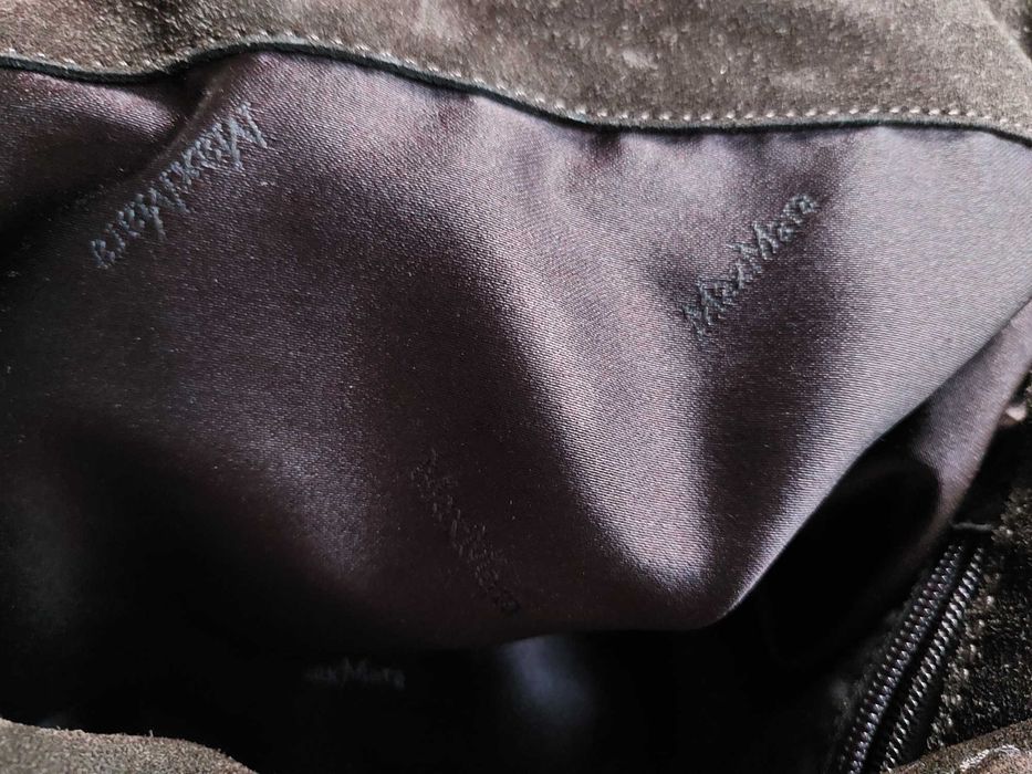 Чанта велур Max Mara НАМАЛЯВАМ