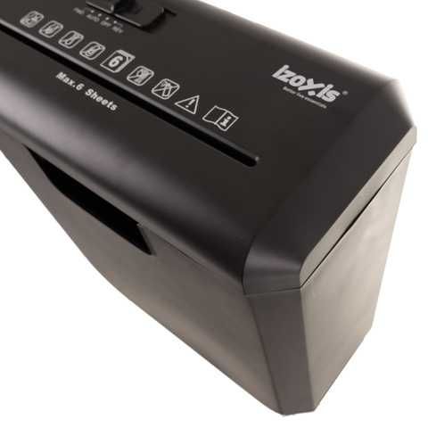 Автоматичен шредер за хартия IZOXIS, Унищожител за документи, кош 10L